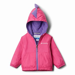 Columbia Kitterwibbit™ Hooded Skinna Lined Jacka Pojkar Rosa/Lila (XCGSL1549)